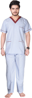 

YAYA YA7203-1 Shirt, Pant Hospital Scrub(White S)