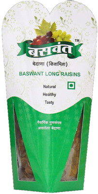 

Baswant Special Long Sonaka Raisins | Kishmish | Dry Grapes - 250 grams Raisins(250 g, Box)