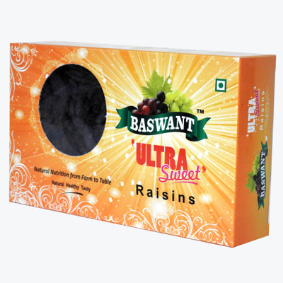 

Baswant Ultra Sweet Raisins | Kishmish - 500 grams Raisins(500 g, Box)