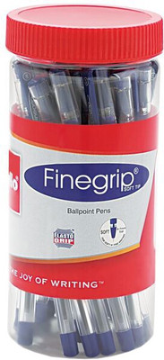 Cello Finegrip Jar Blue Ball Pen(Pack of 25)
