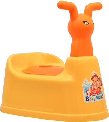 

Luke and Lilly Baby Potty Training Seat With Removal tray Potty Seat(Orange)