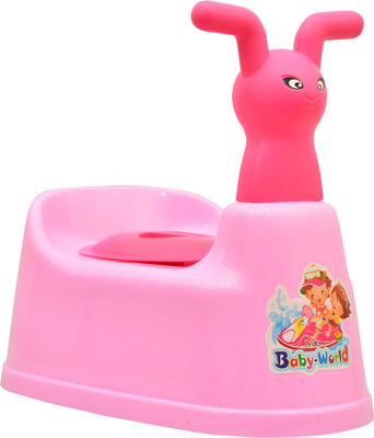 

Luke and Lilly Baby Potty Training Seat With Removal tray Potty Seat(Pink)