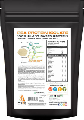 

AS-IT-IS Nutrition Pea Protein Isolate-Designed for Meal Supplementation-Easy To Digest-Vegan Plant-Based Protein(500 g, Unflavored)