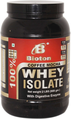 

Bioton 2 LBS 100% Isolate Whey Protein(908 g, Coffee Mocha)