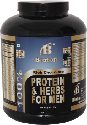 

Bioton 100% Protein & Herbs For Men Whey Protein(2 kg, Rich Chocolate)