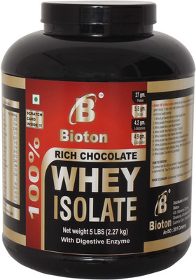 

Bioton 5 LBS 100% Isolate Whey Protein(2270 g, Rich Chocolate)
