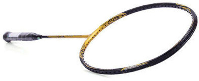 

Yonex Voltric 10 DG Gold, Black Strung Badminton Racquet(G4 -3.25 Inches, 85 g), Black;gold