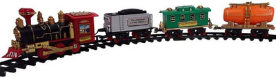 

Charnalia Battery Operated Light and Sound with Smoke ChooChoo train(Multicolor)