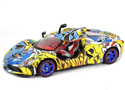 

Paradise 1:12 off road sport racing car with highly design body for kids fun random color(Multicolor)