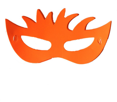 

Funcart Neon Orange Color Paper Party Eye Mask (6pcs/pack)