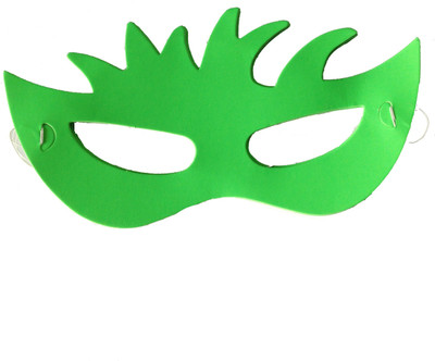Funcart Green Color Paper Party Eye Mask (6pcs/pack)