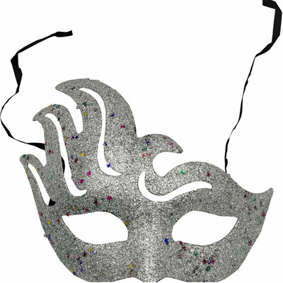 

Funcart Glitter Silver Color Mask, (1pcs/pack)