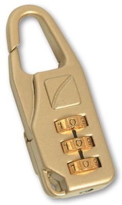 TRAVEL BLUE Combi De-Luxe Safety Lock(Gold)