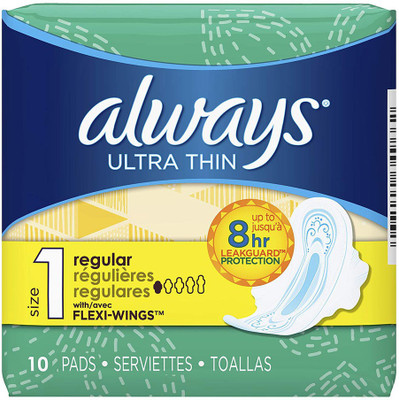 

Always Ultra Thin Pads Feminine Hygiene Products Pantyliner(Pack of 12)