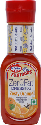 

Fun Foods Zero Fat Zesty Orange Dressing Sauce(210 g)
