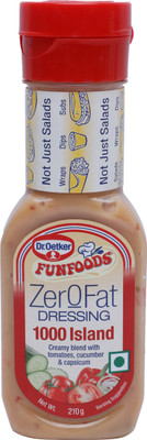 

Fun Foods Zero Fat 1000 Island Dressing Sauce(210 g)