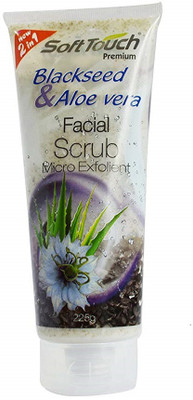 

Soft Touch (Blackseed & Aloe Vera) Facial Scrub (Tube) Scrub(225 g)