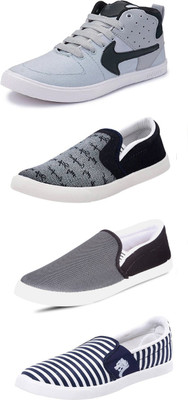 

Trenqs Sneakers For Men(Multicolor, Grey