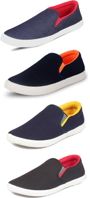 

Trenqs Loafers For Men(Multicolor, Red