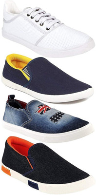 

Clymb Combo Pack Of 4 Sneakers & Loafers Sneakers For Men(Multicolor