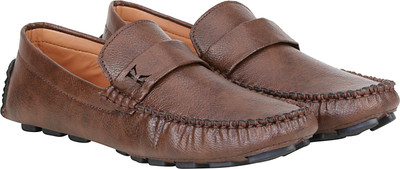 Knight Ace Atractive Loafers For Men(Brown