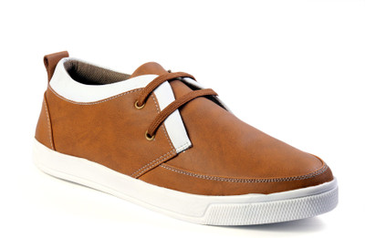 

Purport Purport Men's Brown Synthetic Leather Casual Shoes Outdoors For Men(Brown