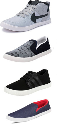 

Trenqs Sneakers For Men(Multicolor, Grey