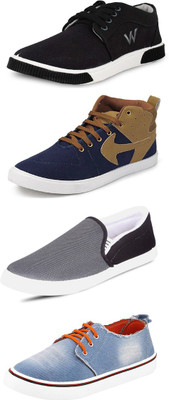 

Trenqs Sneakers For Men(Multicolor, Black