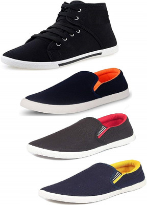 

Rifof 4Combo Pack Of Shoes Loafers For Men(Multicolor