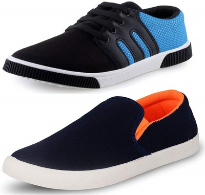

Rifof 2Combo Pack Of Shoes Sneakers For Men(Multicolor