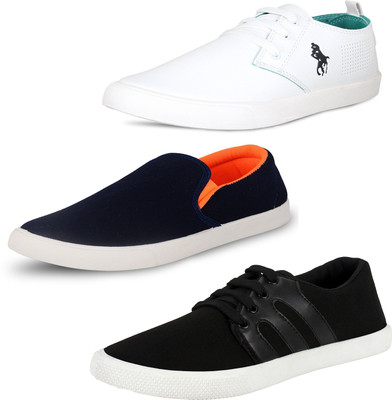 

Dagcros Casuals For Men(Black, White, Multicolor