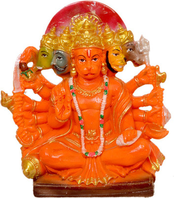 

SSM SSM Panchamukhi Hanuman ji Showpiece - 14.5 cm (Polyresin, Multicolor) Showpiece - 14.5 cm (Polyresin, Multicolor) Decorative Showpiece - 14.5 cm(Polyresin, Red)