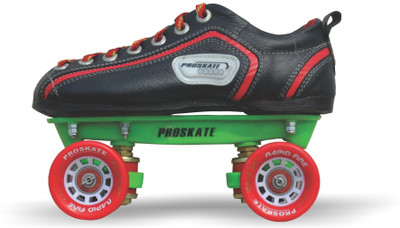 

Proskate Rapid Fire QSS 51 Roller Skate Combo Quad Roller Skates - Size J9-S12 UK(Red)