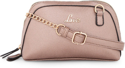 

Lavie Women Evening/Party Grey Leatherette Sling Bag