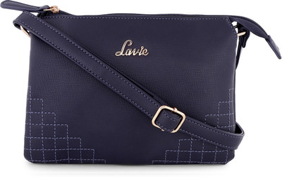 

Lavie Women Casual Blue Leatherette Sling Bag