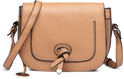 

Diana Korr Women Casual Beige PU Sling Bag
