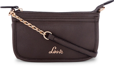 

Lavie Women Evening/Party Brown Leatherette Sling Bag