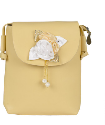

Skylarker Girls Casual Beige Leatherette Sling Bag