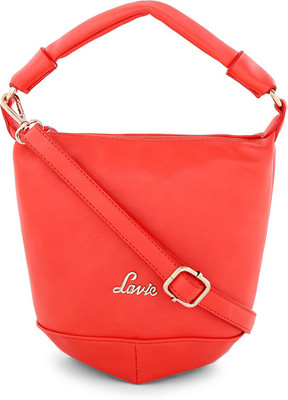 Lavie Women Casual Orange PU Sling Bag