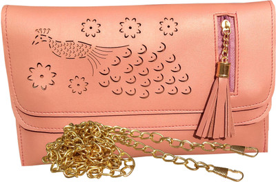 

Rythem Women Evening/Party, Casual, Formal Pink Leatherette Sling Bag