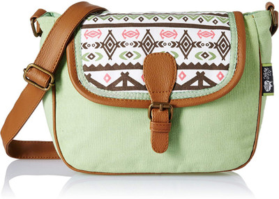 

Kanvas Katha Women Casual Multicolor Canvas Sling Bag