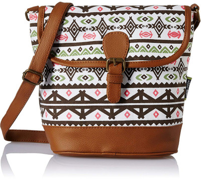 

Kanvas Katha Women Casual Multicolor Canvas Sling Bag