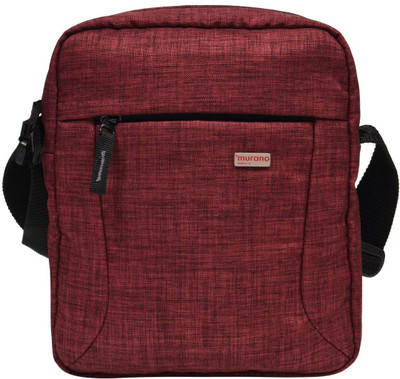

Murano Men & Women Casual Maroon Polyester Sling Bag