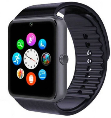 

Deep-Tech Bluetooth Smart Watch Wrist Watch Phone with Camera & SIM Card Support Black Smartwatch Black Smartwatch (Black Strap M) black Smartwatch(Black Strap free size)