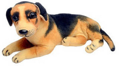 

DINAARKAN SITTING GERMAN SHEPHERD DOG SOFT TOY 30 cm - 30 cm(Brown, Black), Black;brown
