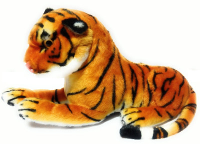 

DINAARKAN SITTING TIGER SOFT TOY 28 cm - 28 cm(Brown, Black), Black;brown