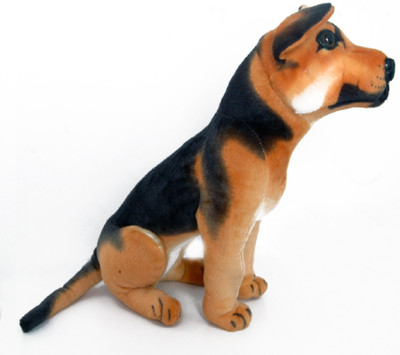 

DINAARKAN HALF SITTING GERMAN SHEPHERD DOG SOFT TOY 40 cm - 30 cm(Brown)