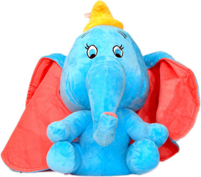 

DINAARKAN BLUE BABY ELEPHANT STUFFED SOFT PLUSH TOY WITH LARGE EARS 80 cm - 56 cm(Multicolor)