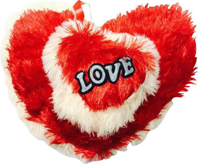 

DINAARKAN VALENTINE SPECIAL DOUBLE HEART SHAPED CUSHION SOFT TOY 40 cm - 36 cm(Red, White)