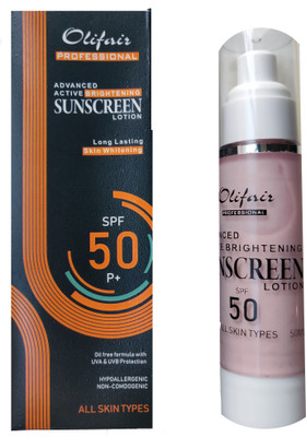 

Olifair Advanced Active Brightening Sunscreen Lotion - SPF SPF 50 PA+(50 ml)